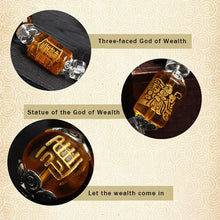 Load image into Gallery viewer, Buddha Padmasana Tiger Eye Bead Fortune Prosperity Bracelet - Buddha padmasana
