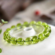 Load image into Gallery viewer, Buddha Padmasana Green Peridot Bracelet‌ Buddha padmasana