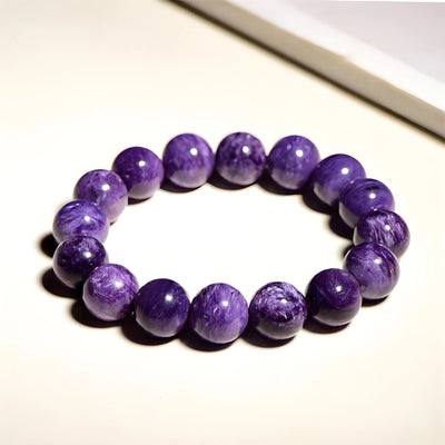 Buddha Padmasana Charoite Bracelet Buddha padmasana