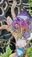 Load image into Gallery viewer, Thornmoon Amethyst Antler Scepter