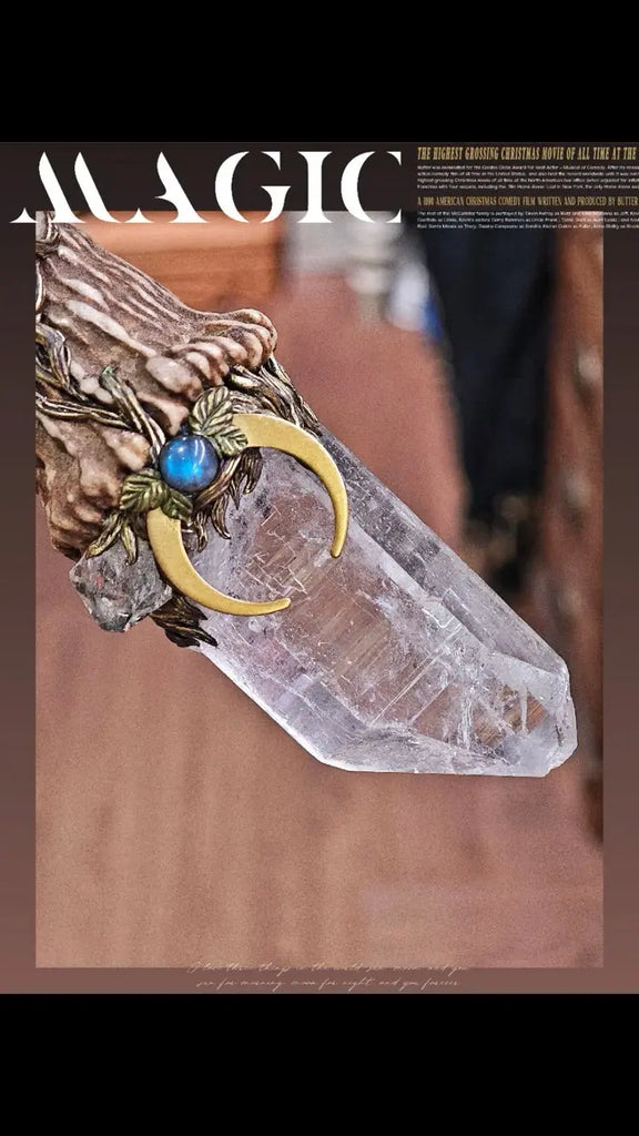 Thornmoon Amethyst Antler Scepter