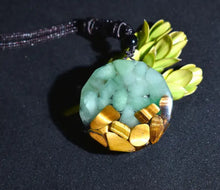 Load image into Gallery viewer, Buddha Padmasana Tree of Life Orgonite Necklace - Energy Protection Buddha padmasana