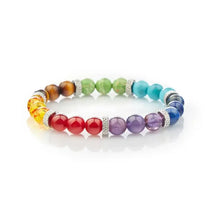 Load image into Gallery viewer, Buddha Padmasana 7 Chakra Stones Bracelet Buddha padmasana
