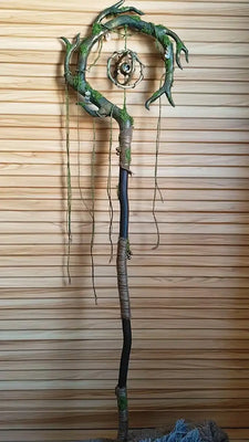 Forest Moon Glow Spirit Wand Buddha padmasana