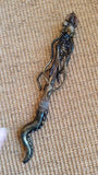 Custom crystal wand staff