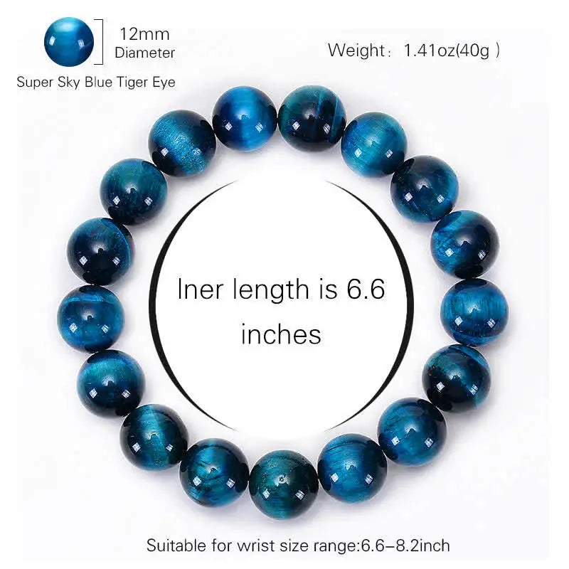 Buddha Padmasana Blue Tiger Eye Protection Bracelet Buddha padmasana