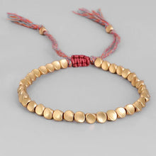 Load image into Gallery viewer, Buddha Padmasana Tibetan Copper Beads Healing Luck Bracelet - Buddha padmasana