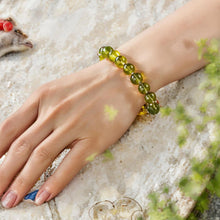 Load image into Gallery viewer, Buddha Padmasana Green Peridot Bracelet‌ Buddha padmasana