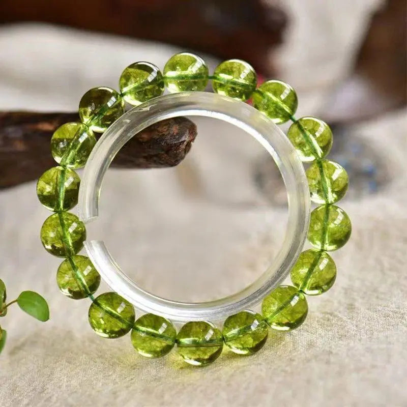 Buddha Padmasana Green Peridot Bracelet‌ Buddha padmasana