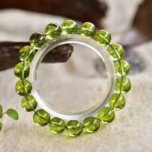Load image into Gallery viewer, Buddha Padmasana Green Peridot Bracelet‌ Buddha padmasana