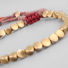 Load image into Gallery viewer, Buddha Padmasana Tibetan Copper Beads Healing Luck Bracelet - Buddha padmasana