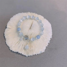 Load image into Gallery viewer, Buddha Padmasana Cat&#39;s Eye Moonstone Butterfly Star Charm Support Bracelet - Buddha padmasana