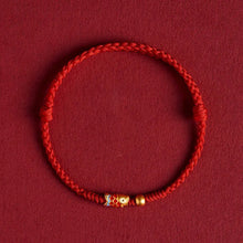 Load image into Gallery viewer, Buddha Padmasana 925 Sterling Silver Handmade Koi Fish Wealth Success Braided Rope Bracelet Buddha padmasana