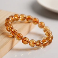Load image into Gallery viewer, Buddha Padmasana Citrine Quartz Bracelet Buddha padmasana