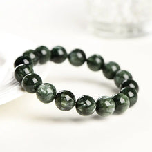 Load image into Gallery viewer, Buddha Padmasana Seraphinite (Green Dragon Crystal)‌Bracelet Buddha padmasana