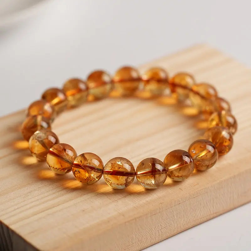 Buddha Padmasana Citrine Quartz Bracelet Buddha padmasana