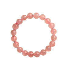 Load image into Gallery viewer, Buddha Padmasana Rose Quartz Beaded Bracelet Buddha padmasana