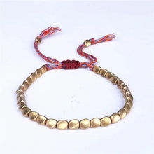 Load image into Gallery viewer, Buddha Padmasana Tibetan Copper Beads Healing Luck Bracelet - Buddha padmasana