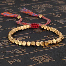 Load image into Gallery viewer, Buddha Padmasana Tibetan Copper Beads Healing Luck Bracelet - Buddha padmasana